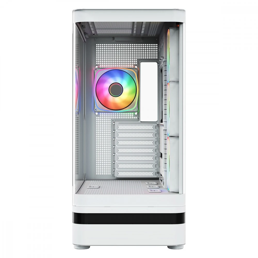 MODECOM PC CASE VOLCANO AQ 100 ARGB MIDI Baltas