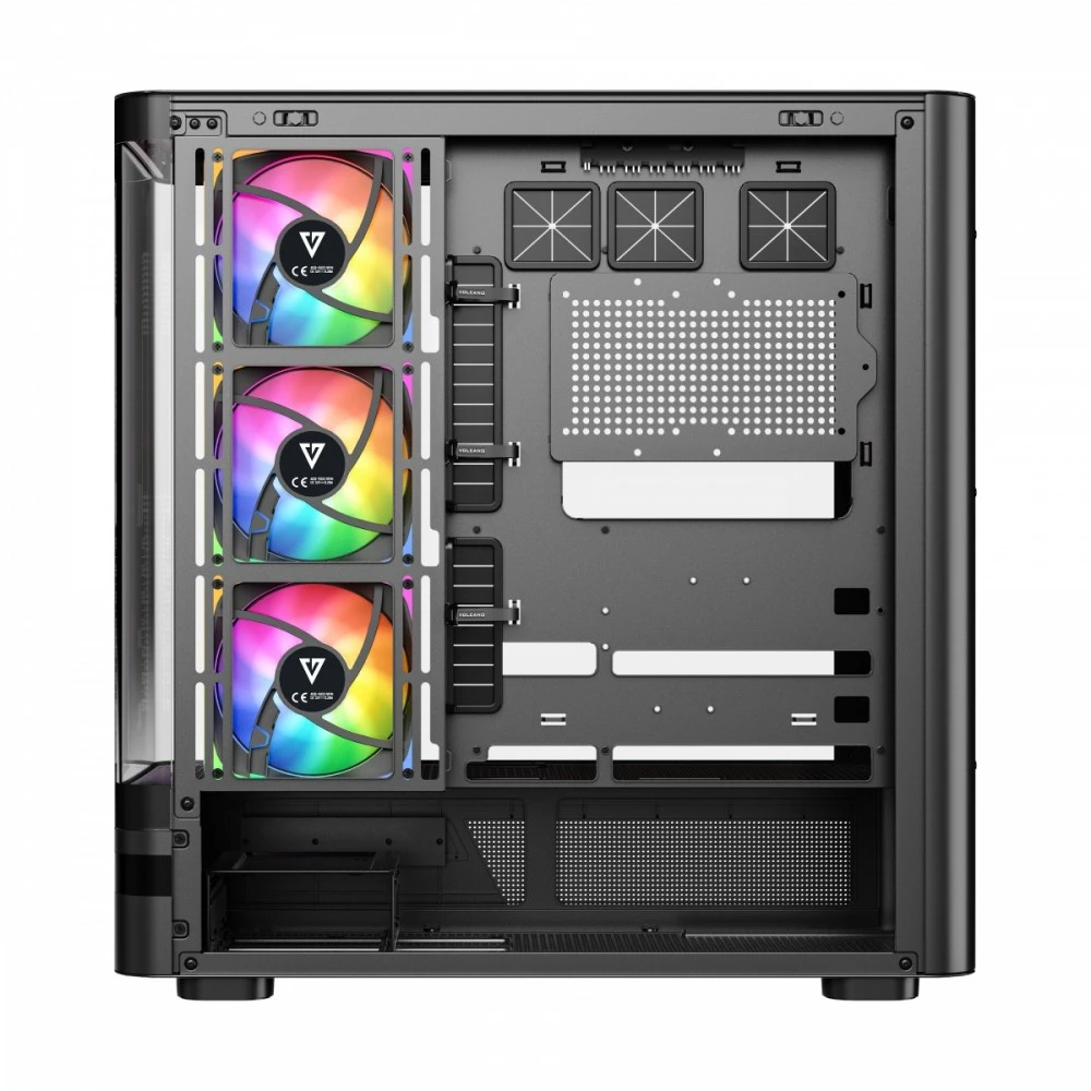 MODECOM Volcano Volcano AQ100 ARGB Midi Juodas