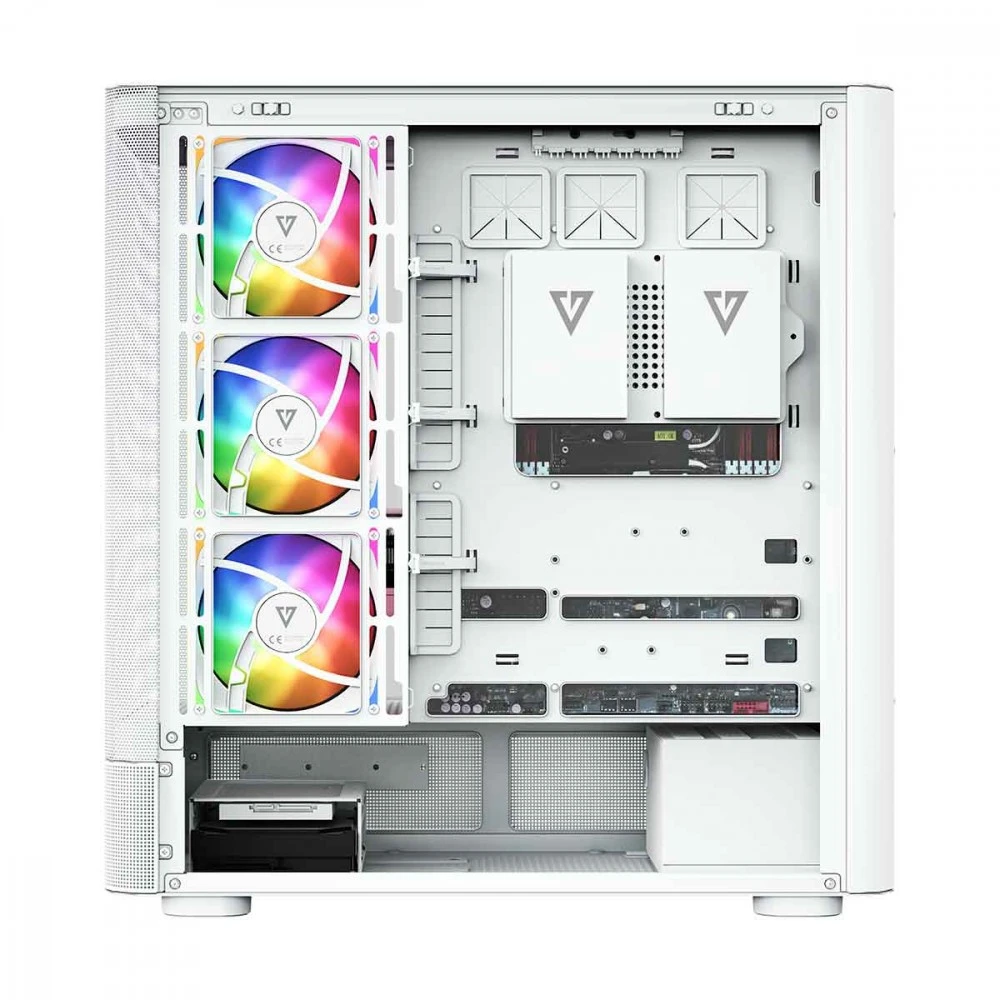 MODECOM PC CASE VOLCANO AQ 300 ARGB MIDI Baltas
