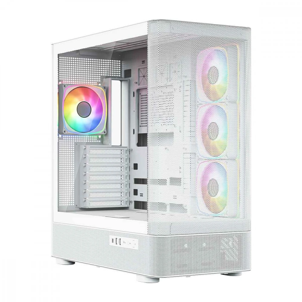 MODECOM PC CASE VOLCANO AQ 300 ARGB MIDI Baltas