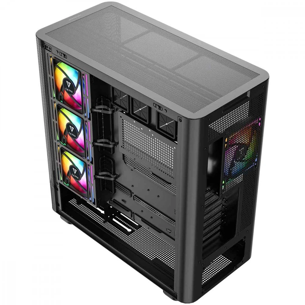 MODECOM PC CASE VOLCANO AQ 300 ARGB MIDI Juodas
