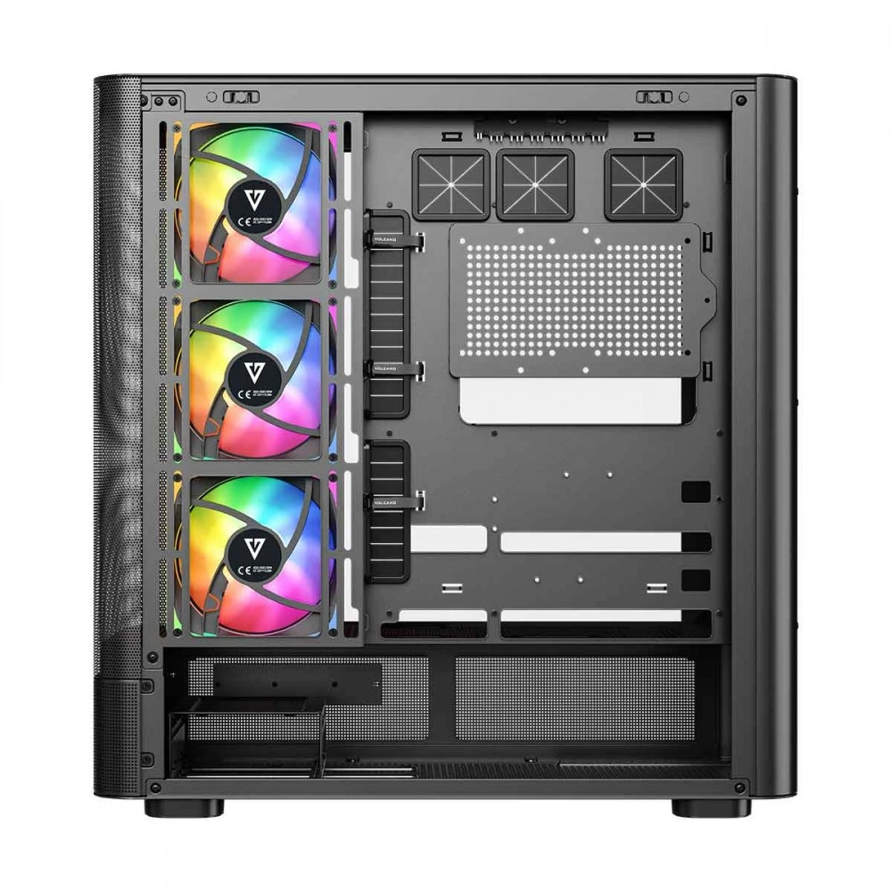 MODECOM PC CASE VOLCANO AQ 300 ARGB MIDI Juodas
