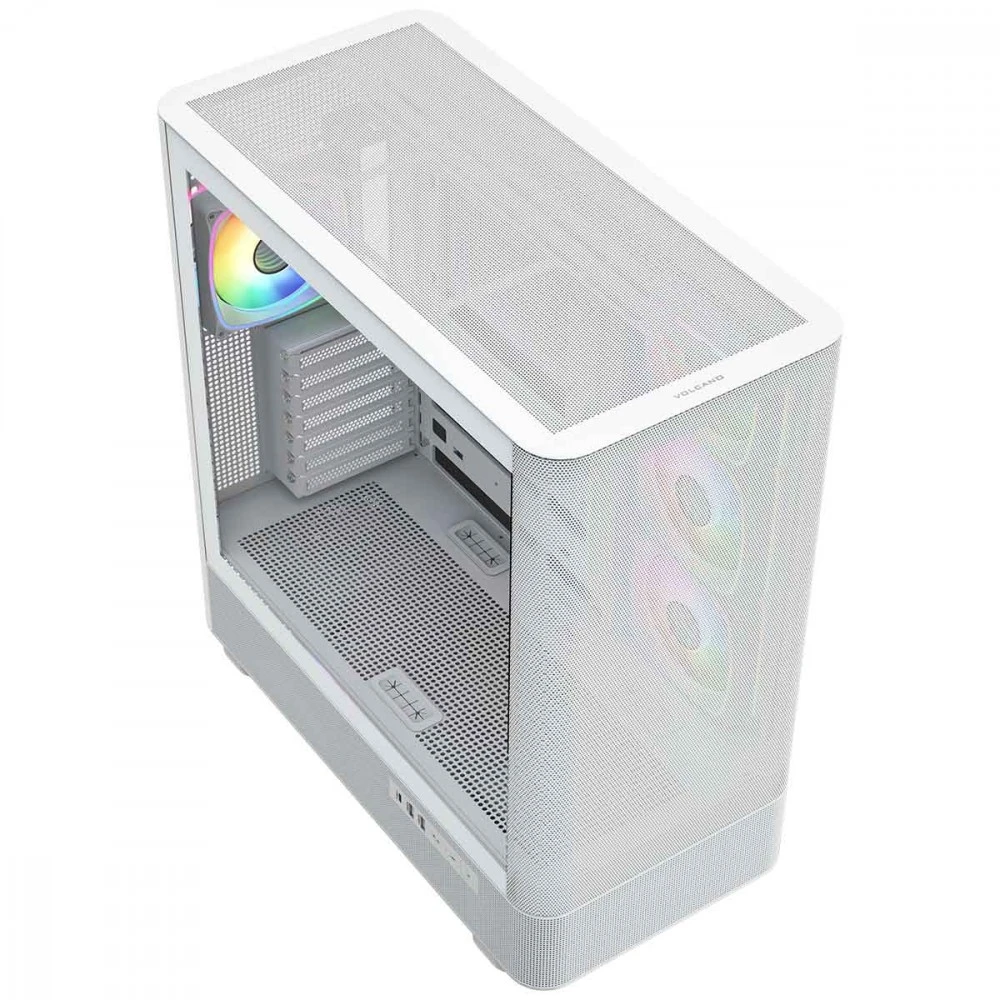 MODECOM PC CASE VOLCANO AQ 300 ARGB MIDI Baltas