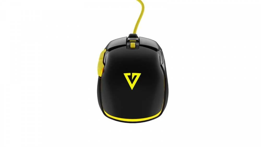 MODECOM VOLCANO JAGER juoda su laidu optinė pelė | 12000 DPI