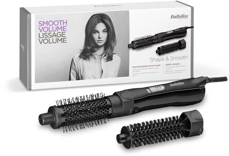 BaByliss Shape & Smooth Plaukų Formavimo Šukos AS82E