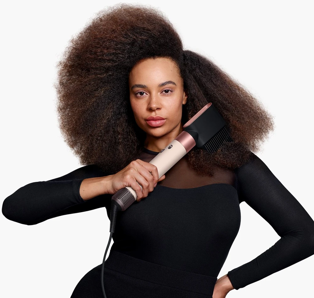 Plaukų formavimo priemonė - Dyson Airwrap i.d. Multistyler 1300 W, 6 priedai, šiltai rožinė auksinė