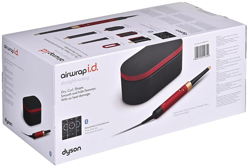 DYSON HS08 AIRWRAP i.d. plaukų formavimo prietaisas, red velvet/gold