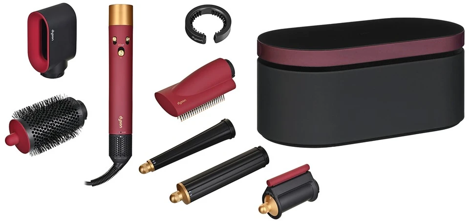 DYSON HS08 AIRWRAP i.d. plaukų formavimo prietaisas, red velvet/gold