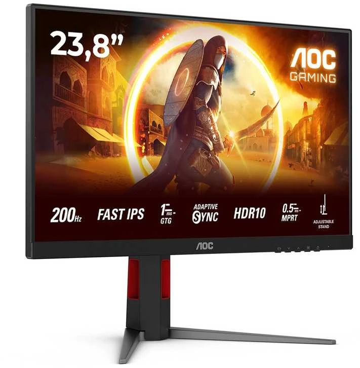 Žaidimų monitorius AOC 24G4HA | 23,8 col. | HDR 10 | Fast IPS | 1920x1080 | 200 Hz