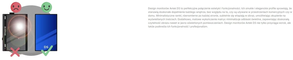 AVTEK DS2 75 colių informacinis monitorius