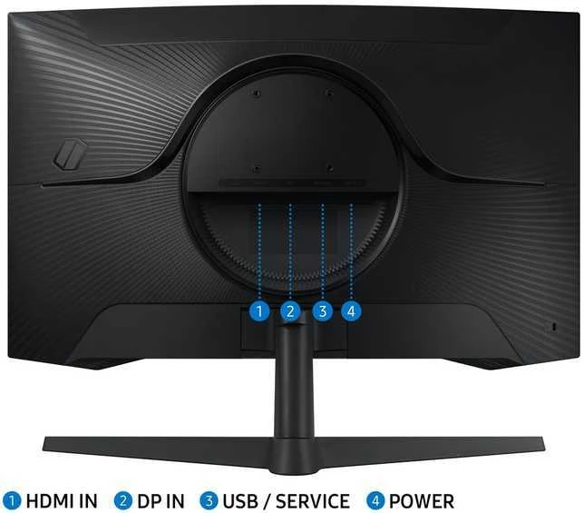 Monitorius samsung led 27" ls27cg552euxen 165 hz