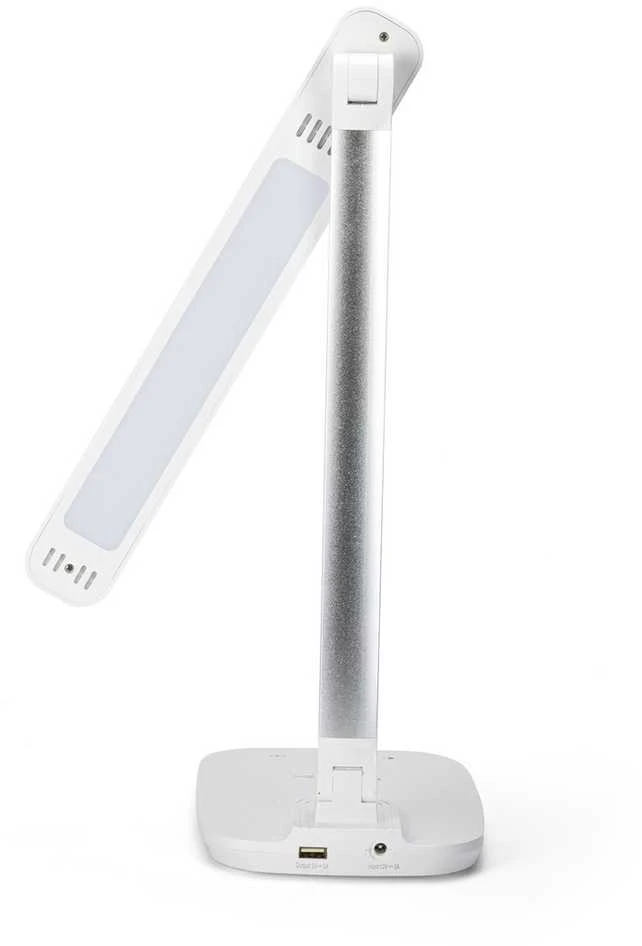 Montis mt042 lampka biurkowa led balta 230v + usb