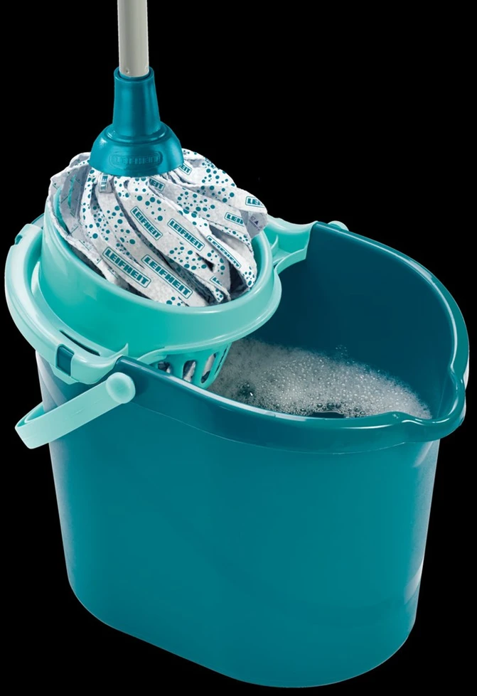 Leifheit 56792 mop Metal, Plastic, Viscose Turquoise, Baltas