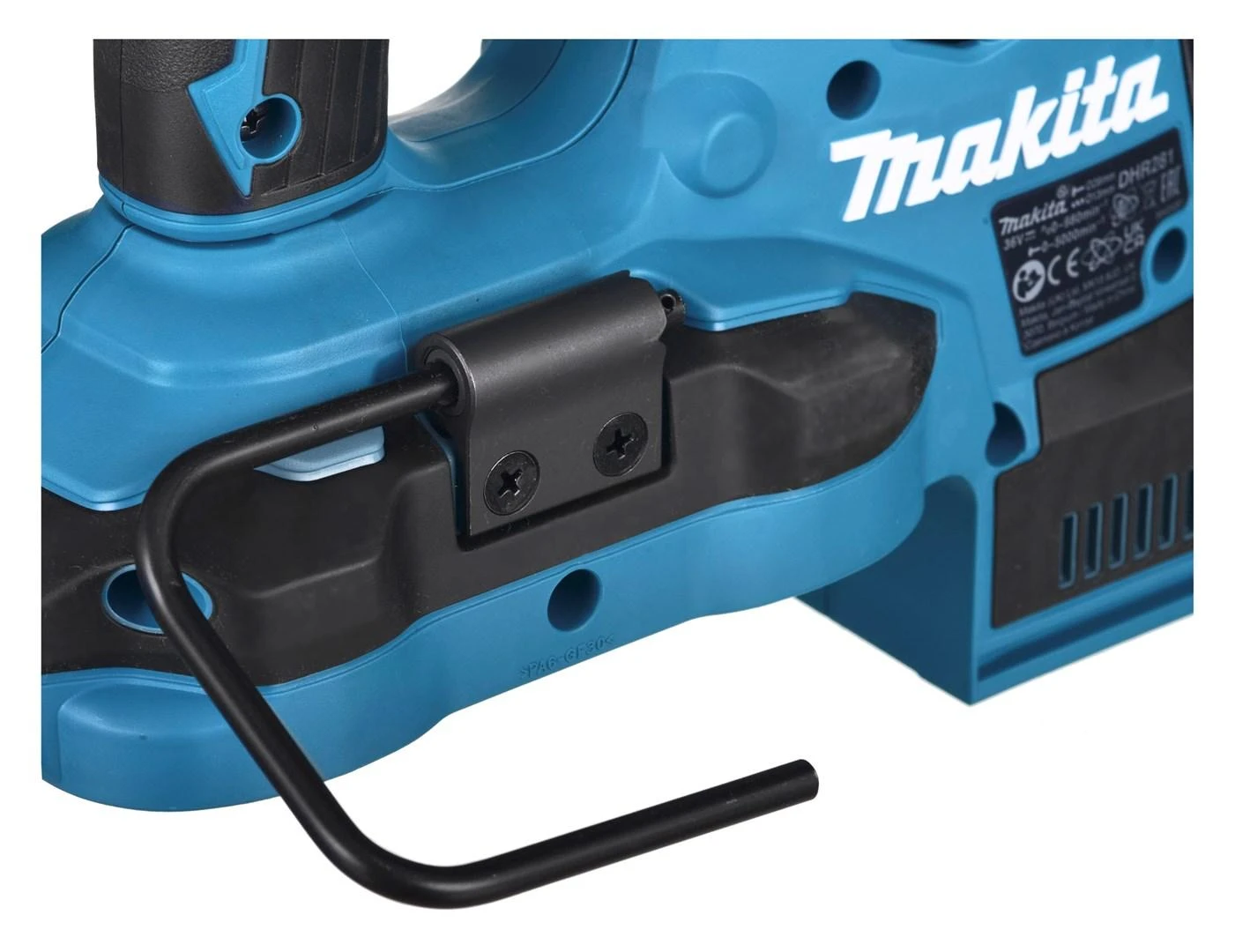 Makita perforatorius DHR281Z, SDS-PLUS, 2x18V, 2.9J + papildomas beraktis griebtuvas, be akumuliatoriaus ir kroviklio