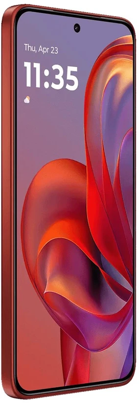 Motorola rinkinys: Moto Edge 60 Neo 8/256GB telefonas (raudonas) + Moto Buds ausinės (melsvos)