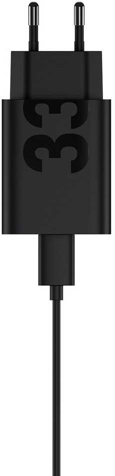 Sieninis Įkroviklis - Motorola TurboPower 33W USB-C su 1m Kabeliu Juodas