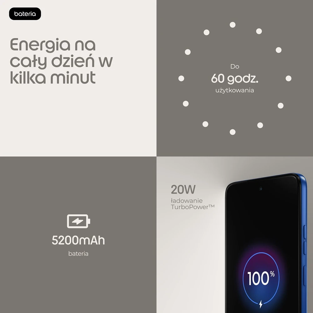 Motorola moto g47 16.9 cm (6.67") Dual SIM Android 16.0 5G USB Type-C 8 GB 128 GB 5200 mAh Mėlyna