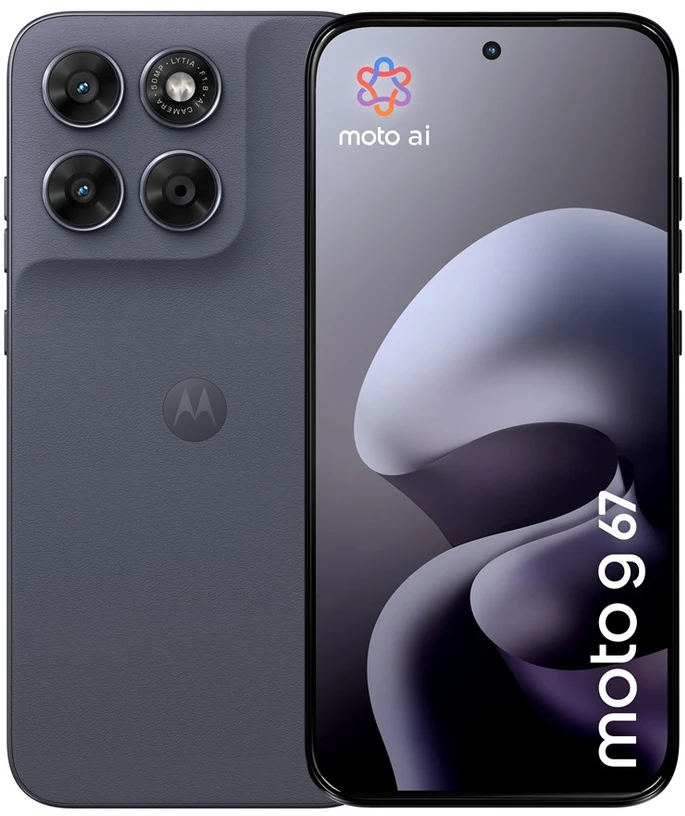 „Motorola Moto G67“ 17,3 cm (6,8 colio) hibridinis dviejų SIM kortelių „Android 16.0“ 5G USB C tipo 8 GB 256 GB 5200 mAh Pilkas