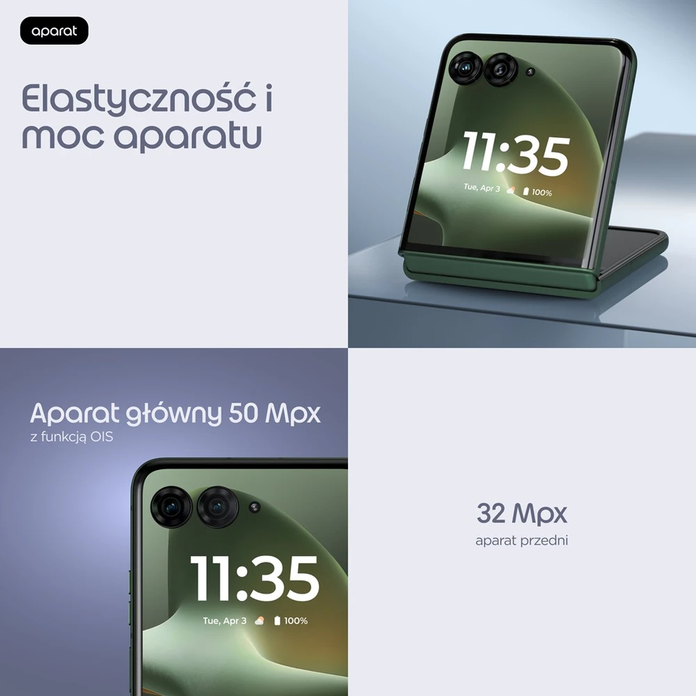 „Motorola Razr 70 Plus 5G“ su dviem SIM kortelėmis, 12 GB RAM, 512 GB RAM ir „Mountain View“