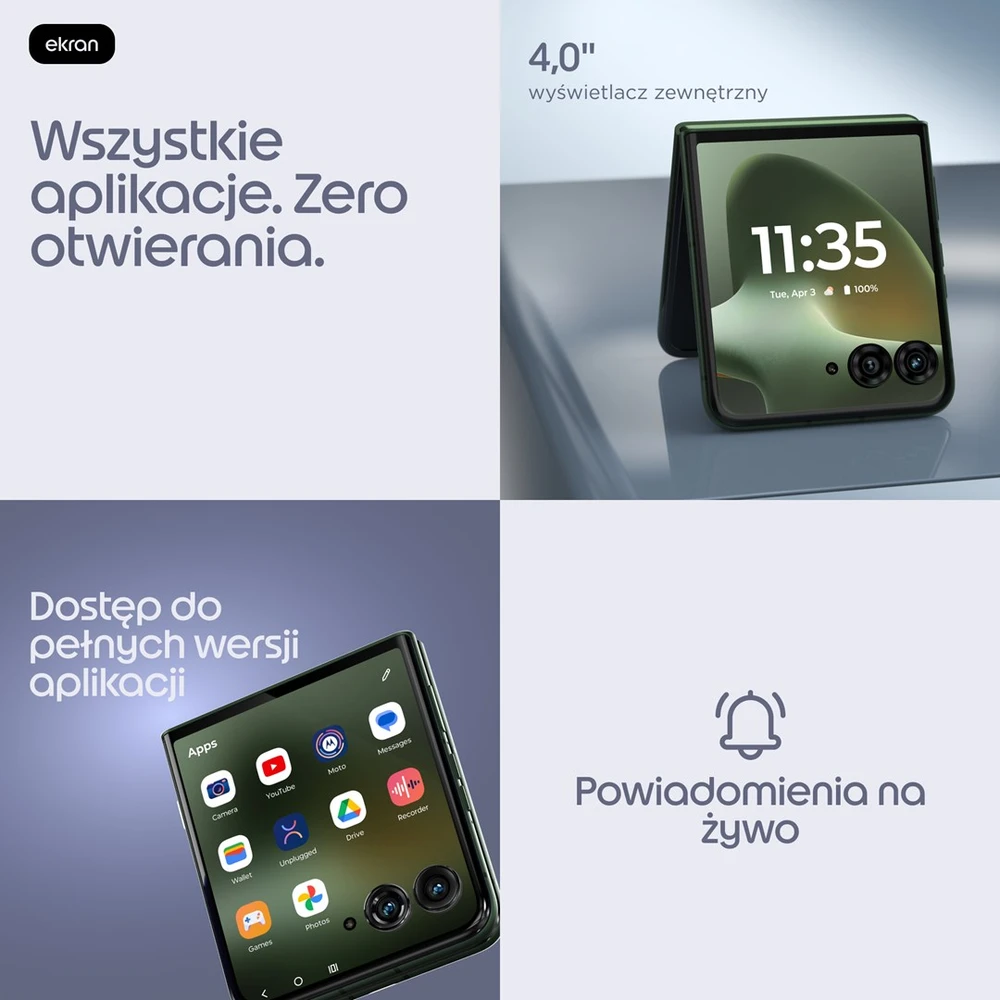 „Motorola Razr 70 Plus 5G“ su dviem SIM kortelėmis, 12 GB RAM, 512 GB RAM ir „Mountain View“