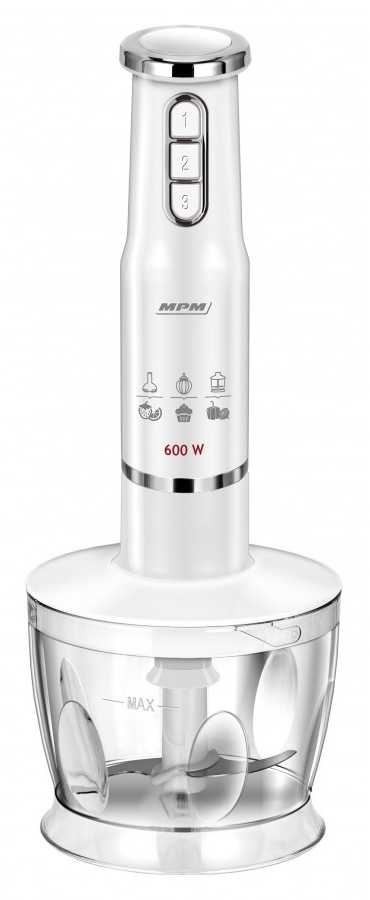 Maišytuvas MPM Rankinis plakiklis MBL 43 Baltas 600W Rinkinys