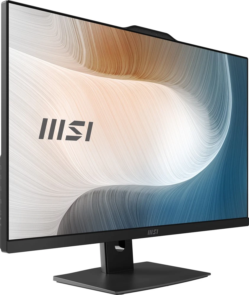 MSI Modern AM272P 1M-1293XEU All-in-One PC/workstation Intel Core 5 120U 68.6 cm (27") 1920 x 1080 pikselių 16 GB DDR5-SDRAM 512 GB SSD Wi-Fi 6E (802.11ax) Juodas