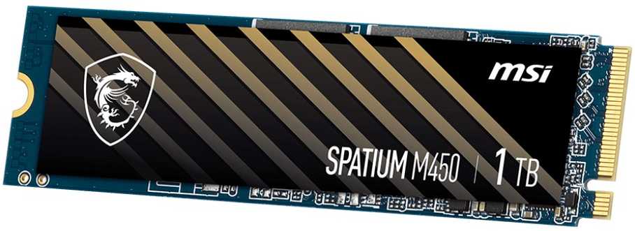 MSI Dysk spatium m450 1tb v1 m.2 pcie4 3600/3000mb/s
