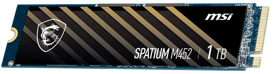 Dysk SSD MSI SPATIUM M452 PCIE 4.0 NVME M.2 1TB urządzenie SSD PCI Express 4.0 3D NAND