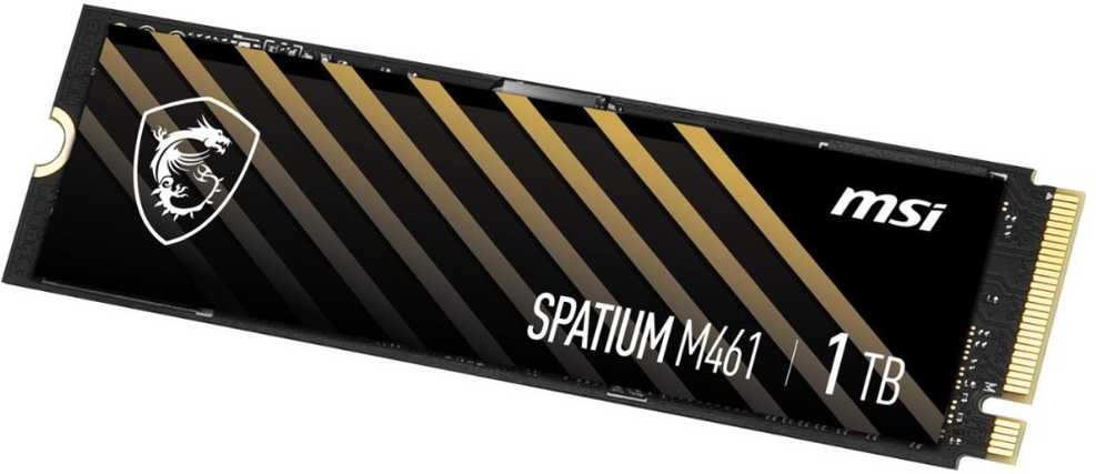Dysk ssd msi spatium m461 1tb pcie 4.0 nvme m.2 2280
