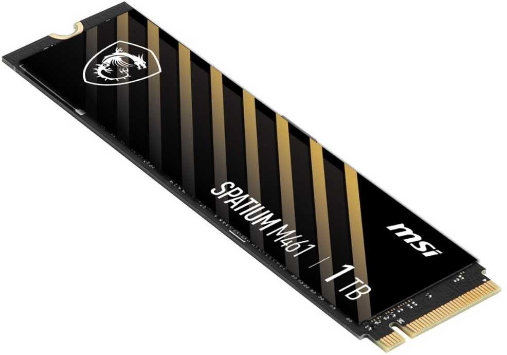 Dysk ssd msi spatium m461 1tb pcie 4.0 nvme m.2 2280