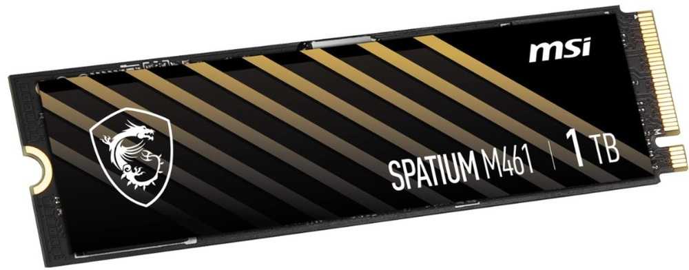 Dysk ssd msi spatium m461 1tb pcie 4.0 nvme m.2 2280