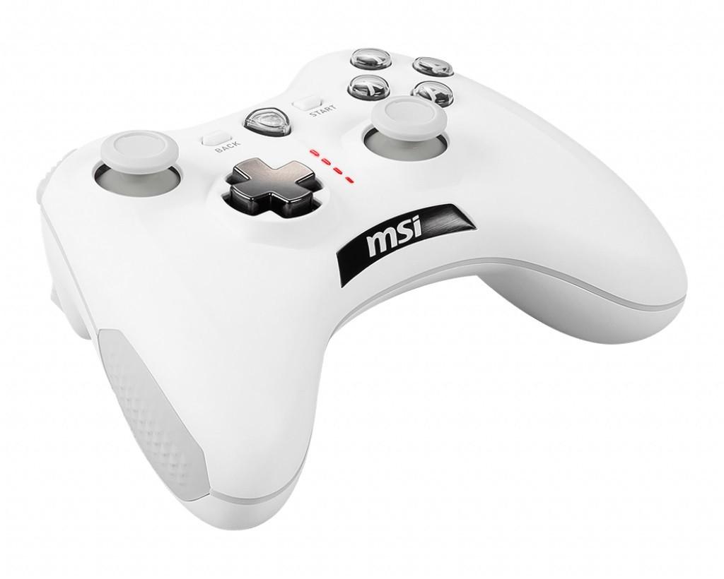 Žaidimų pultas MSI Force GC30 V2, baltos spalvos