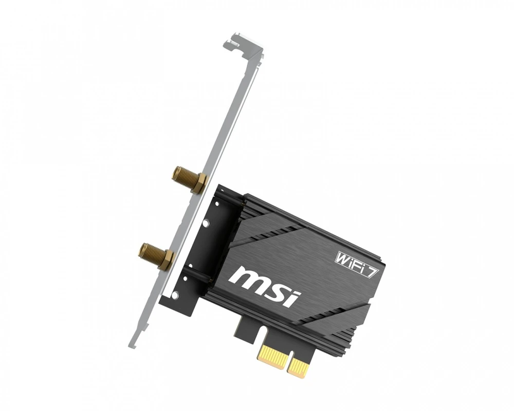 MSI HERALD BE6500 WiFi 7 PCIe plokštė