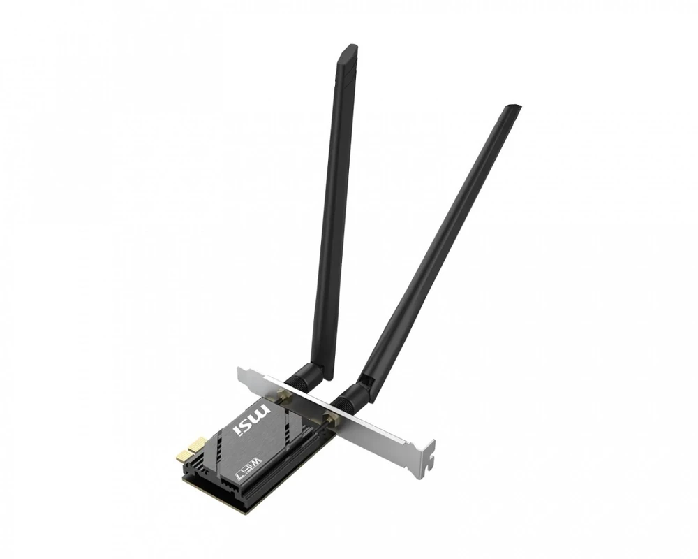 MSI HERALD BE6500 WiFi 7 PCIe plokštė
