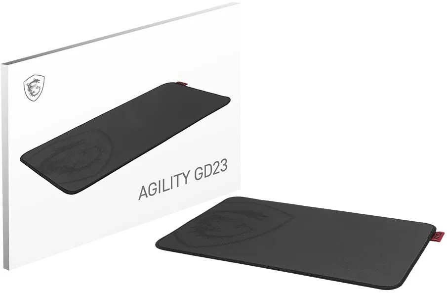 MSI Agility GD23 | Pelės kilimėlis | 220 x 320 x 3 mm | Juodas