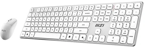 Klaviatūra žaidimams MSI Forge K210 Combo Baltas US