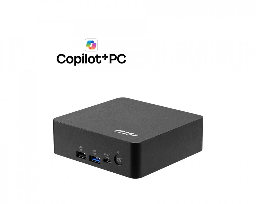 MSI Mini pc cubi nuc ai+ 3mg-005beu noos/cu5-322/wifi/bt/juodas