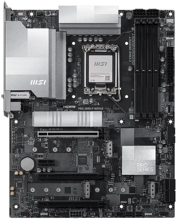Pagrindinė plokštė MSI PRO Z890-P WIFI6E