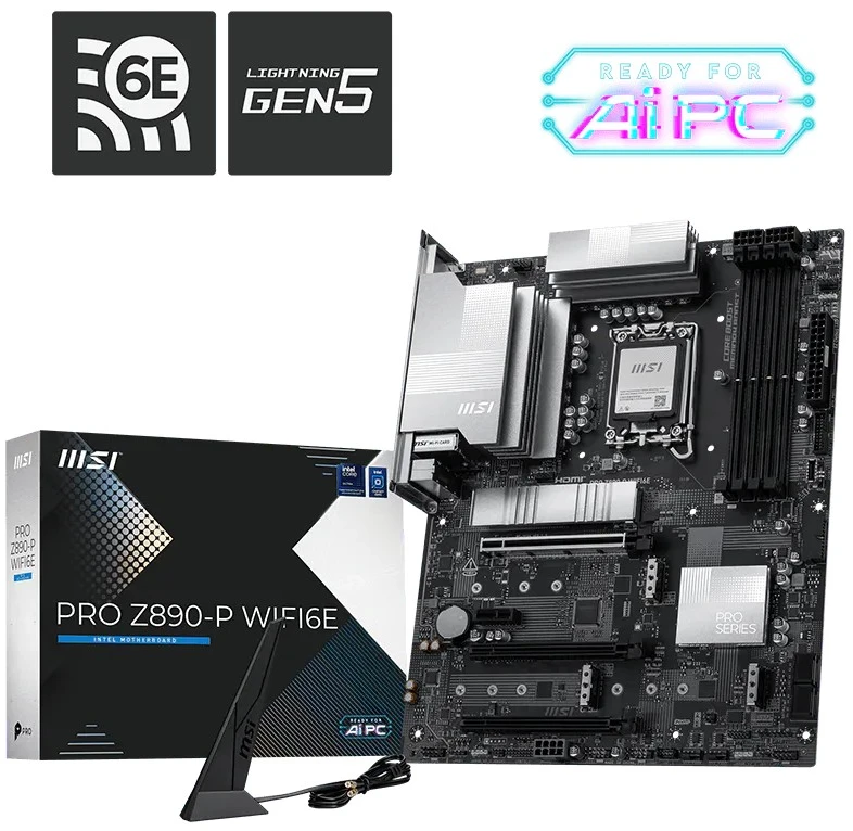 Pagrindinė plokštė MSI PRO Z890-P WIFI6E
