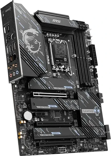 MSI pagrindinė plokštė z890 gaming plus wifi6e s1851 4ddr5 atx