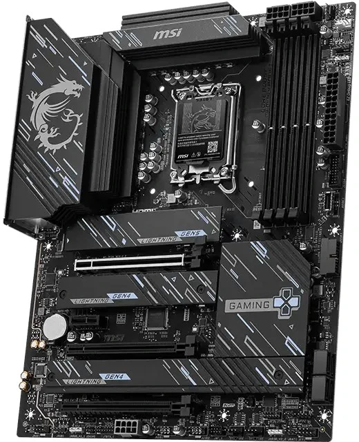 MSI pagrindinė plokštė z890 gaming plus wifi6e s1851 4ddr5 atx