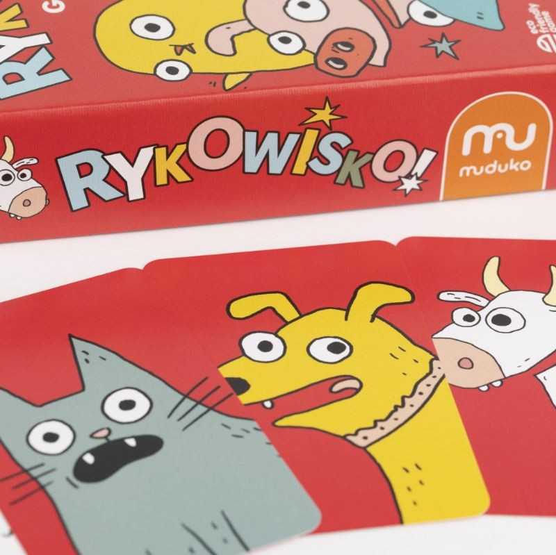 MUDUKO Stalo žaidimas Rykowisko su gyvūnų garsais