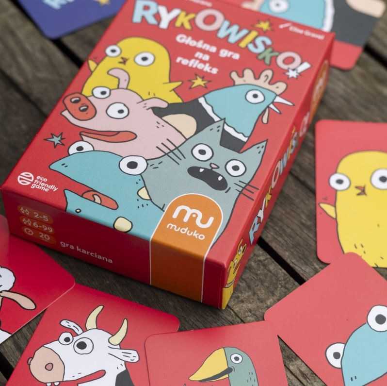 MUDUKO Stalo žaidimas Rykowisko su gyvūnų garsais