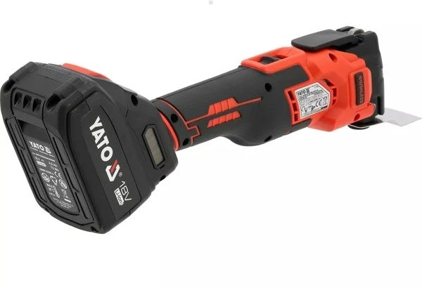 YATO 18 V Cordless Oscillating Multi-Tool YT-82226, with Baterija and Charger