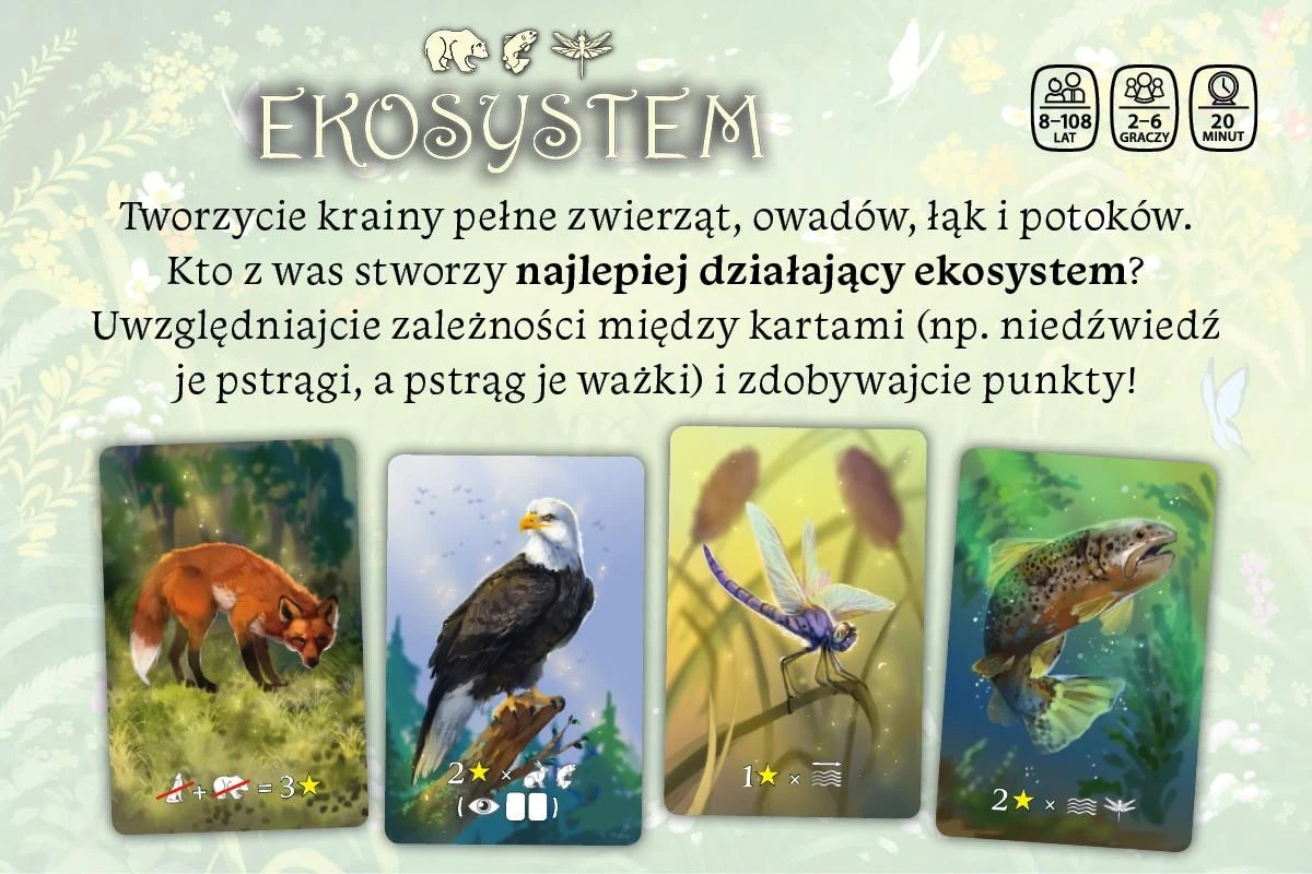 Stalo žaidimas Ekosistema. Naujas leidimas Nasza Księgarnia, PL
