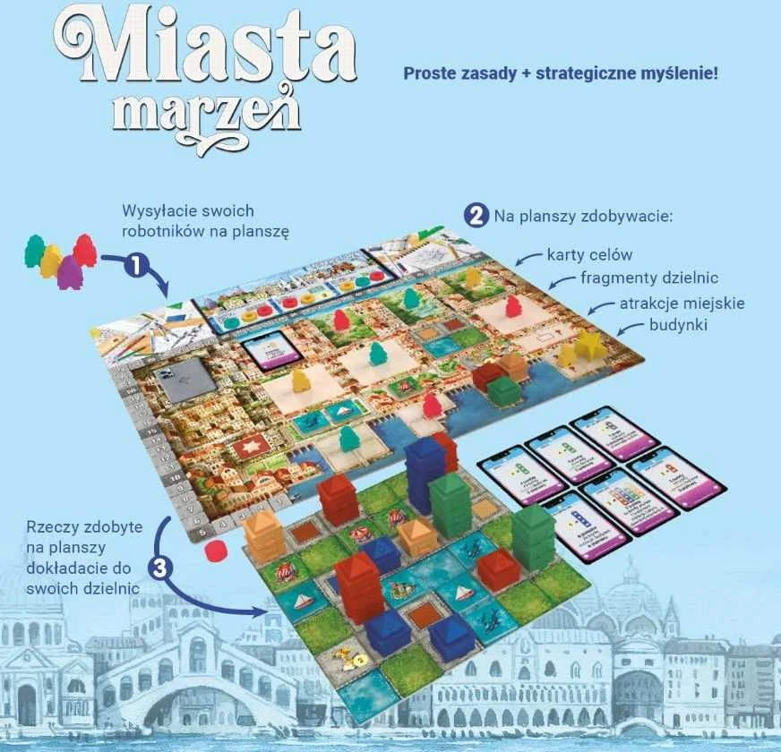 Nasza Ksiegarnia Mūsų knygynas Žaidimas Svajonių miestai 04635