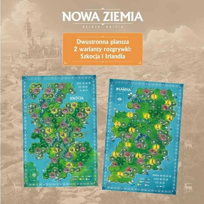 Nasza Ksiegarnia Stalo žaidimas Nowa Ziemia Škotijos ir Airijos klanams