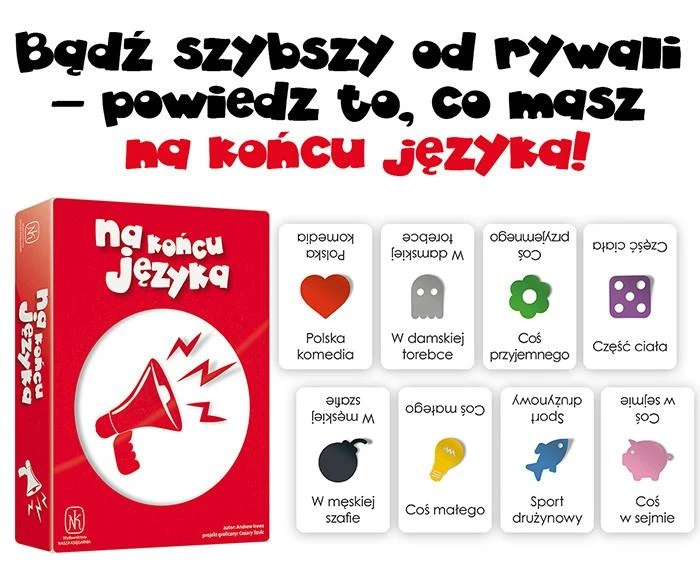 Nasza Ksiegarnia Žaidimas – ant liežuvio galiuko