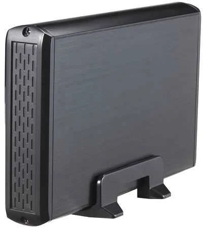 Kietasis diskas NATEC NKZ-0448 RHINO išorinis USB 3.0 korpusas skirtas 3,5 colio SATA HDD juodas aliuminis