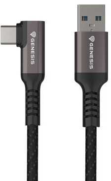 Kabelis USB GENESIS USB-A - USB-C 3 m Juodas (NVC-2220)